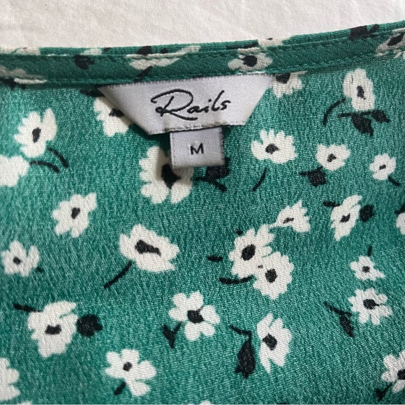 Rails Helena green Mini Dress In Sweet Pea Size medium - Picture 3 of 4